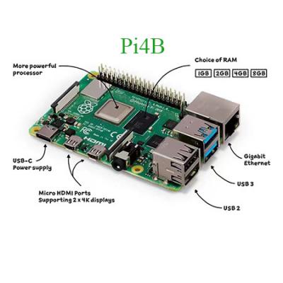 Raspberry Pi 3B, 3B+ single board computer or 4B Kit