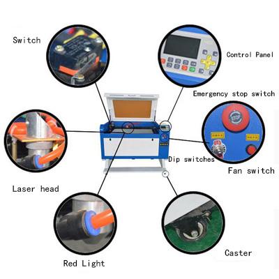 6090 CNC CO2 laser engraving machine