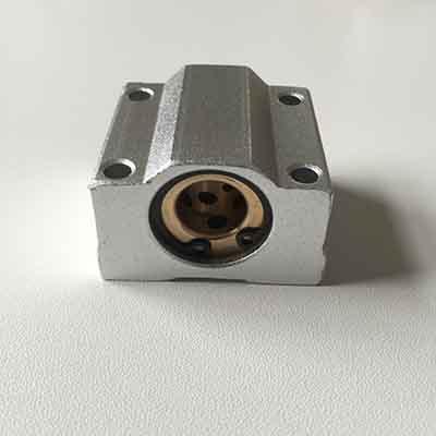 SCS series linear block with Selfgraphite linear sleeve