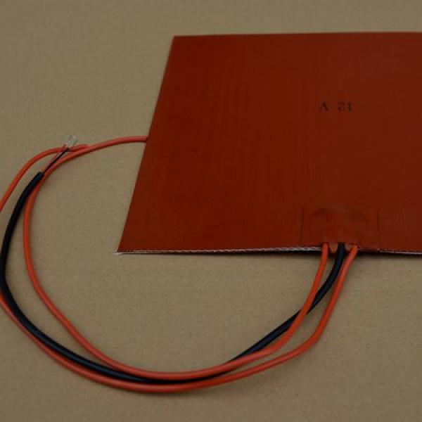 150, 200 or 220mm Silicone Rubber Heater Pad - RobotDigg