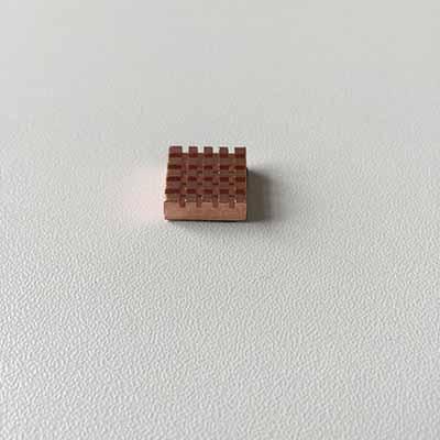 Copper Heatsink for Raspberry Pi