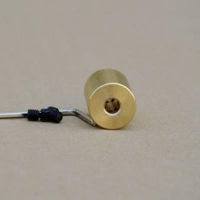 Rigid Coupler D16L22 in Brass 5mm