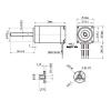 Nema11 51mm Linear Stepper with Tr5*2 or Tr6.35*2 lead screw