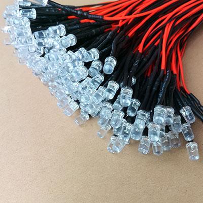 12V 3mm/5mm LED indicator with 20cm wire