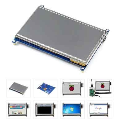 7-inch capacitive touch screen for Raspberry Pi