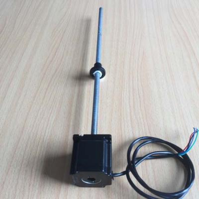 NEMA23 stepper motor integrated with 600mm Tr10*4 lead screw