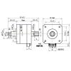 Hollow shaft nema17 stepper for Robotics