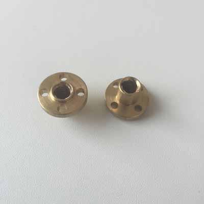 Brass Nut for 8mm Trapezoidal Lead Screw