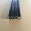 Black anodized 2020 or 2040 aluminum profile in lengths