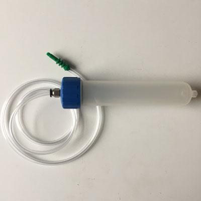 Dispenser or printer pneumatic syringe kit or needle