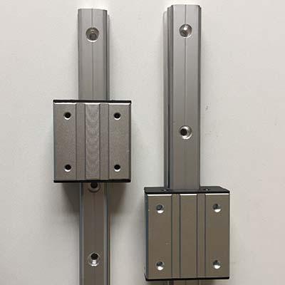 LGD6, LGD8, LGD12 or LGD16 outer roller bearing linear guide