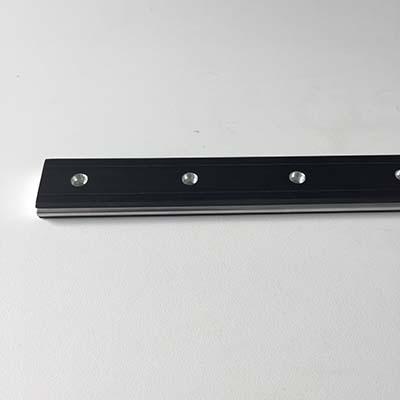 Low profile outer roller bearing linear guide