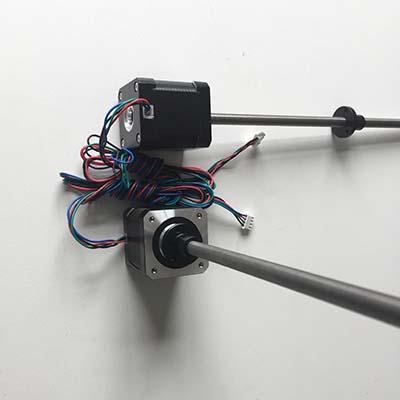 Lead screw Tr8 pitch 1mm NEMA17 linear stepper motor