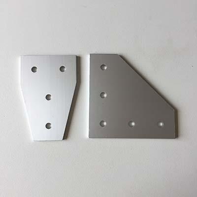 L or T plate for 3030 or 3060 aluminum profile