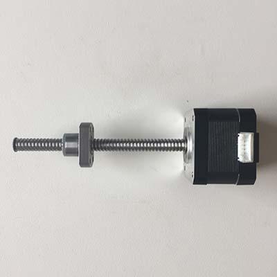 Ball screw integrated stepper motor linear actuator