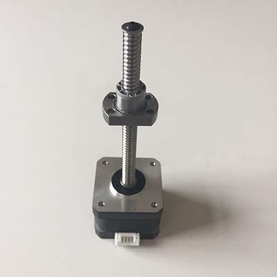 Ball screw integrated stepper motor linear actuator