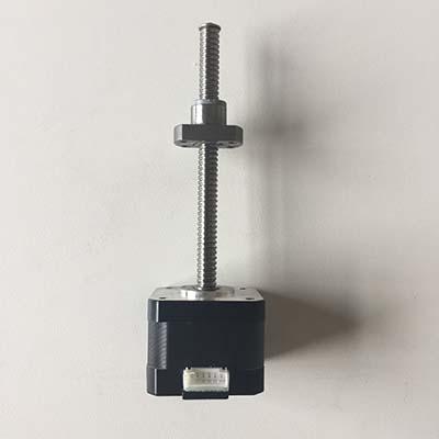 Ball screw integrated stepper motor linear actuator