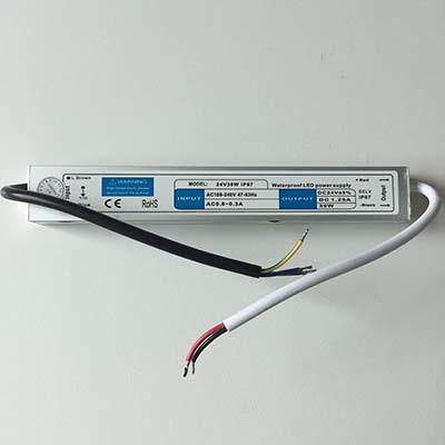 IP67 24V 30W or 50W Power Supply