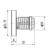 Tr8*12 or Tr8*20 lead screw anti-backlash nut