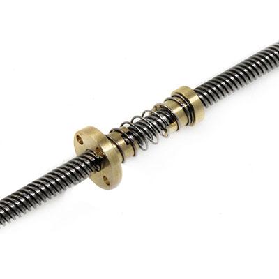 Tr8 lead screw anti-backlash nut made of Brass