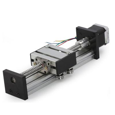 Roller bearing stepper motor linear module