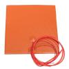 250mm square silicone rubber heater pad