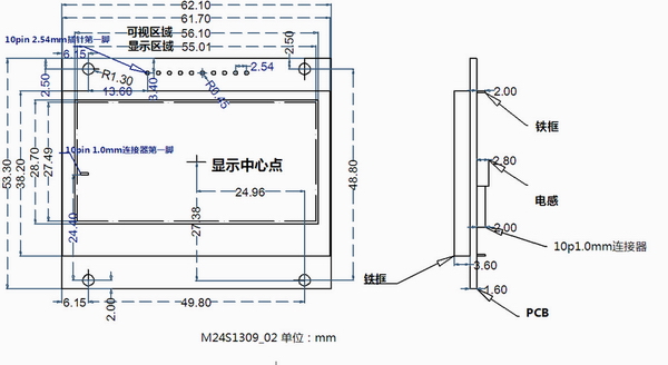 2.4 inches oled