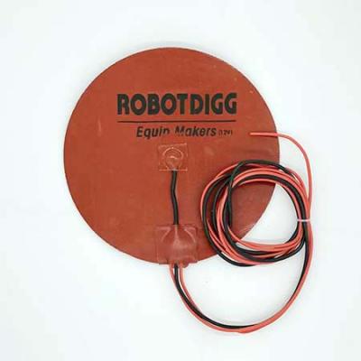 180mm round silicone rubber heater pad