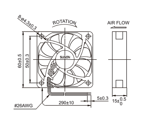 6015 DC Fan