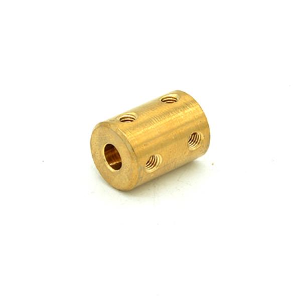 Rigid Coupler D16L22 in Brass 5mm - RobotDigg