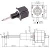 NEMA23 Captive Linear Stepper Motor