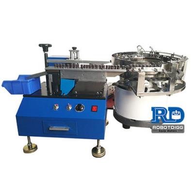 Automatic Vibration Feeding of capacitor, resistor or LED to Pin Cutter or Forming
