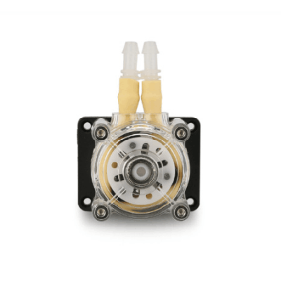 Volume flow rate dc motor or stepper peristaltic pump