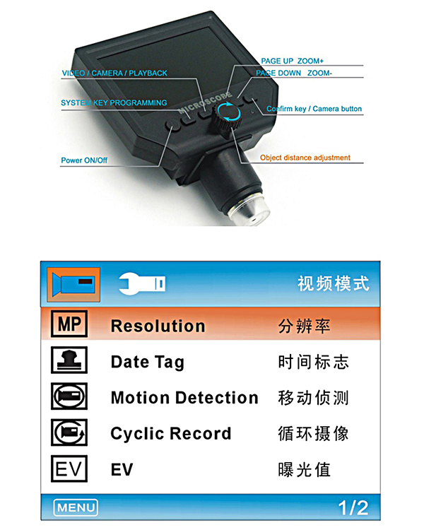 electronic microscope