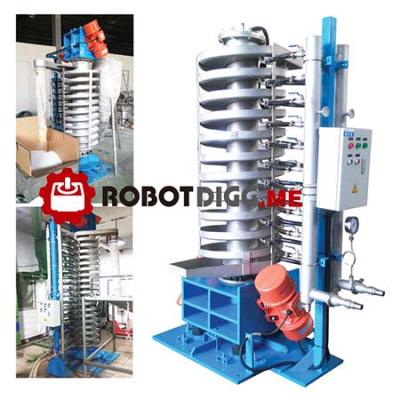 Spiral vibration elevator dryer conveyor