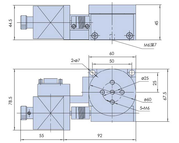 Stepper Motorized Rotary Table