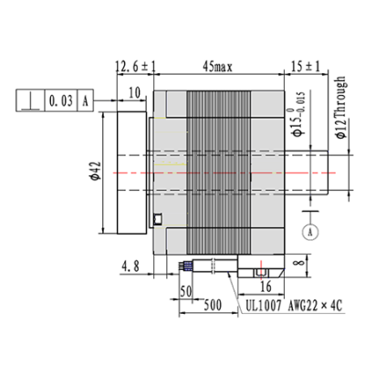 NEMA23 or NEMA34 hollow shaft stepper motor rotary index unit