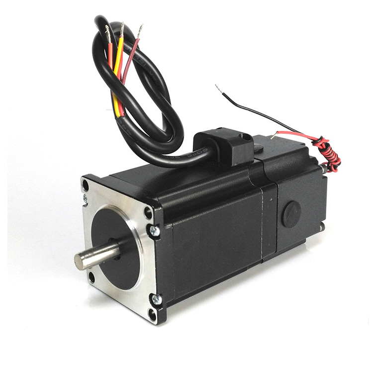 stepper motor with electromagnetic brake