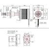 NEMA14 linear stepper motor with KSS 0805 ball screw