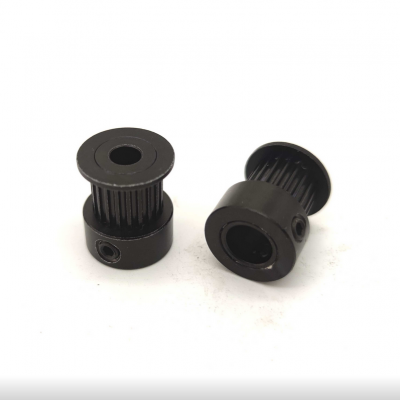 Voron 3D Printer black anodized 16, 20, 64 and 80 tooth GT2 pulley