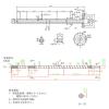 D30, D35 LD ratio 28 screw, barrel with mixing and shearing sections